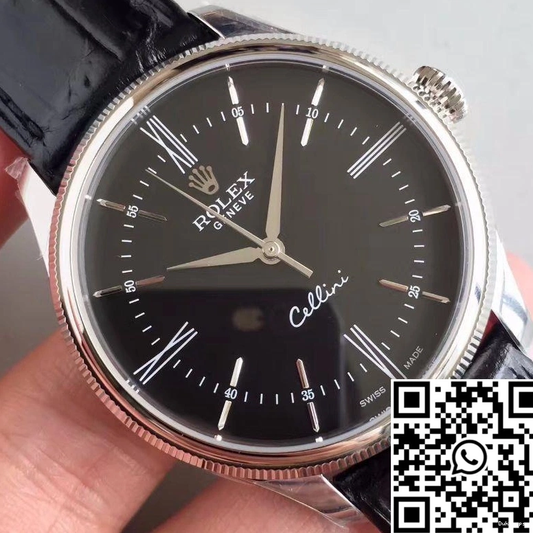 V4 Cellini 626 MKS Rolex ZeroBulk Dial Black Factory 50509 0729